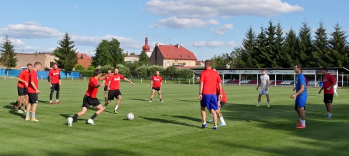 Zahajovací trénink mužů, 15.7.2022, foto: Václav Mlejnek